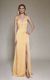 1 of 4 Modessa Couture M19045 Canary
