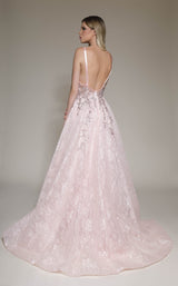 2 of 2 Modessa Couture M19055 Blush