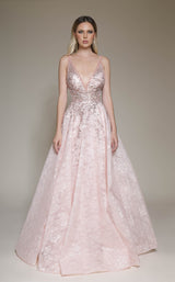 1 of 2 Modessa Couture M19055 Blush