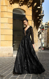 2 of 4 Modessa Couture M19064 Black