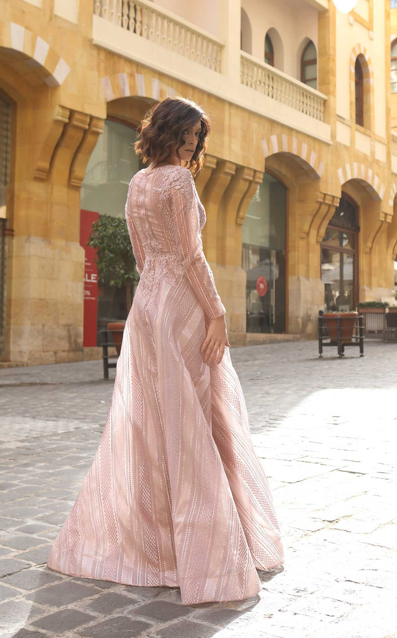 Modessa Couture M19064 Pink