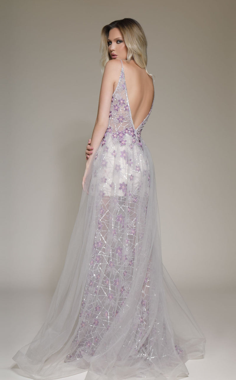 Modessa Couture M19080 Purple