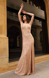 1 of 2 Modessa Couture M19083 Rose-Gold