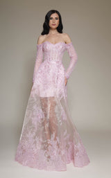 2 of 4 Modessa Couture M19085 Pink