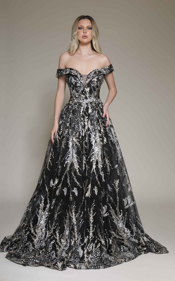 Modessa Couture M19088 Black