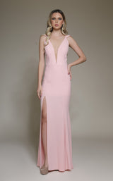 2 of 4 Modessa Couture M19106 Pink
