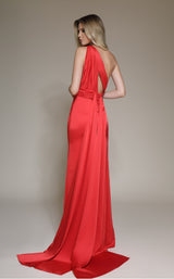 3 of 4 Modessa Couture M19115 Red