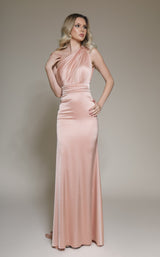 2 of 4 Modessa Couture M19115 Salmon