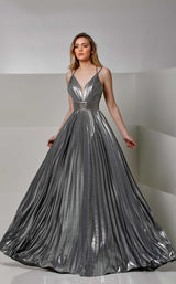 1 of 2 Modessa Couture M20201 Anthracite
