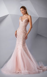 2 of 4 Modessa Couture M20203 Dusty-Pink