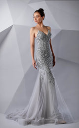 1 of 4 Modessa Couture M20203 Grey
