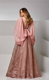 5 of 6 Modessa Couture M20208 Bright-Rose