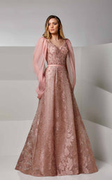 2 of 6 Modessa Couture M20208 Bright-Rose