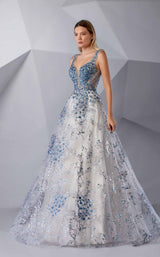 3 of 6 Modessa Couture M20217 Chateau-Grey