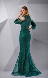 3 of 4 Modessa Couture M20221 Evergreen