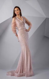 2 of 4 Modessa Couture M20221 Pale-Lilac