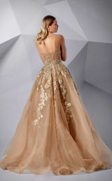 4 of 4 Modessa Couture M20223 Bronze-Brown