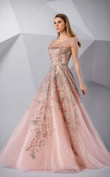 2 of 4 Modessa Couture M20224 Misty-Rose