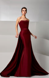 1 of 4 Modessa Couture M20227 Rio-Red