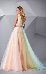 2 of 2 Modessa Couture M20233 Rainbow