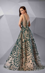 3 of 4 Modessa Couture M20234 Evergreen