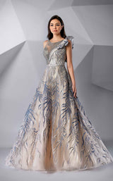 1 of 5 Modessa Couture M20236 Provence/Silver