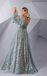 3 of 4 Modessa Couture M20237 Frosty-Green