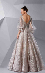 4 of 4 Modessa Couture M20237 Mauve-Chalk