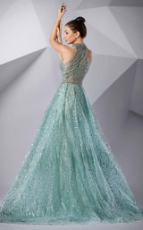 4 of 4 Modessa Couture M20241 Frosty-Green