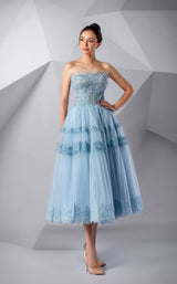 1 of 4 Modessa Couture M20242 Dream-Blue