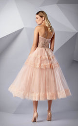 4 of 4 Modessa Couture M20242 Spanish Vanilla