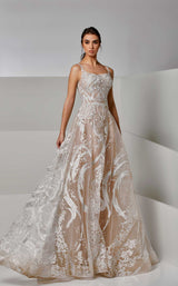 1 of 2 Modessa Couture M20244 Marshmallow