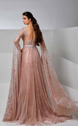 3 of 4 Modessa Couture M20252 Misty-Rose