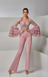 2 of 4 Modessa Couture M20253 Cameo-Pink