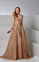 1 of 4 Modessa Couture M20255 Misty-Rose