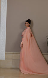 4 of 5 Modessa Couture M20258 Salmon