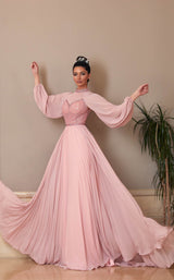 1 of 5 Modessa Couture M20259 Pale-Mauve