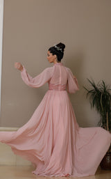 4 of 5 Modessa Couture M20259 Pale-Mauve