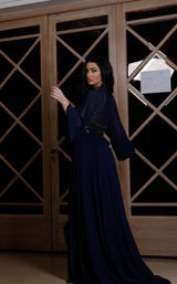 5 of 5 Modessa Couture M20259 Patriot-Blue