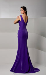 3 of 4 Modessa Couture M20262 Purple