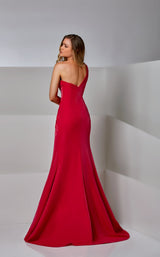 7 of 10 Modessa Couture M20263 Fuchsia/Red