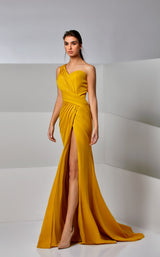 5 of 10 Modessa Couture M20263 Yellow