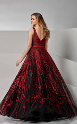 4 of 4 Modessa Couture M20275 Red