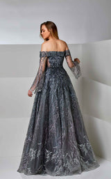 2 of 2 Modessa Couture M20276 Blue