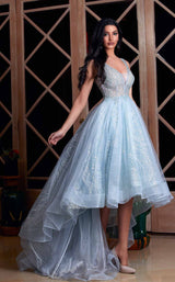 2 of 4 Modessa Couture M20280 Pastel-Blue