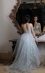 4 of 4 Modessa Couture M20280 Pastel-Blue
