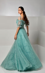 3 of 4 Modessa Couture M20283 Frosty-Green