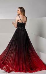 4 of 4 Modessa Couture M20284 Black/Red
