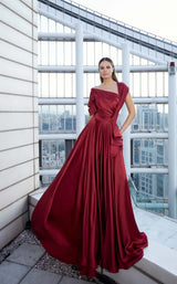 1 of 4 Modessa Couture M20302 Red