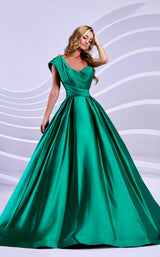 1 of 4 Modessa Couture M20304 Hunter Green
